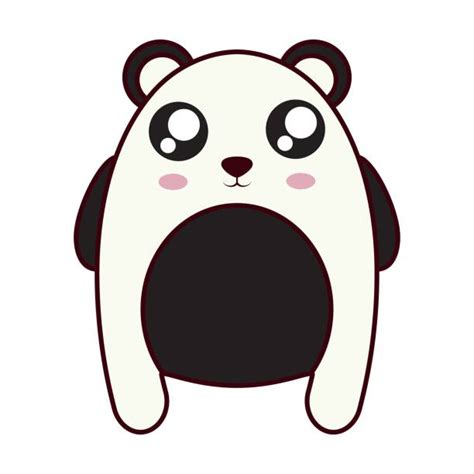 Clip Art Of Cute Anime Pandas Illustrations Royalty Free Vector