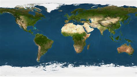 High Resolution Geographical World Map