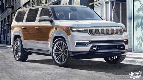 New Jeep Wagoneer Gets Wood Paneling Somewhere Along Its Design Study