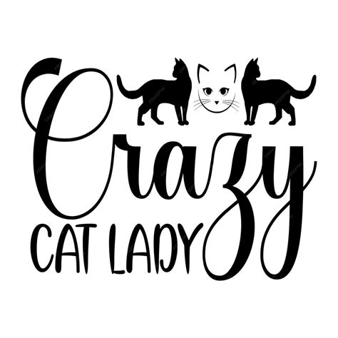 Premium Vector Funny Cat Svg T Shirt Designs Kitten Svg Cat Lady