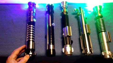 If 2 lightsabers connect in a duel they will repel each other because all crystals are of the same composition even if they come from different regions of the universe. Best Lightsaber Hilts - YouTube