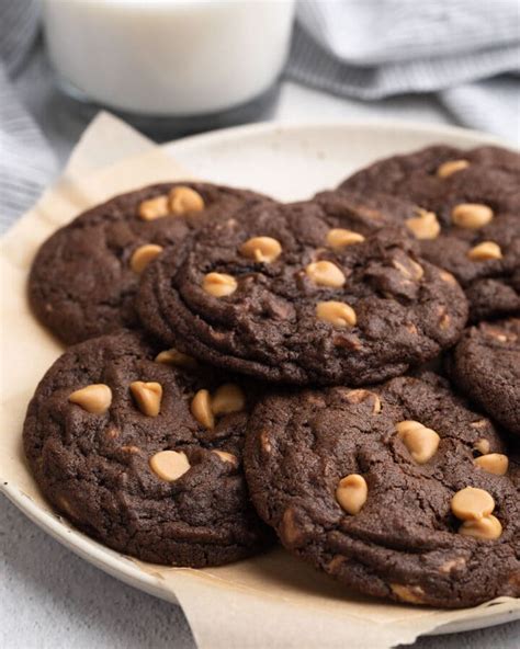 Chocolate Peanut Butter Chip Cookies Recipe Chocolate Fudge Cookies