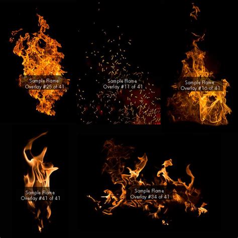 Fire Brush Photoshop Template Business