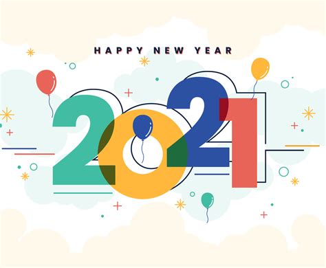 Happy New Year 2021 Vector Art And Graphics