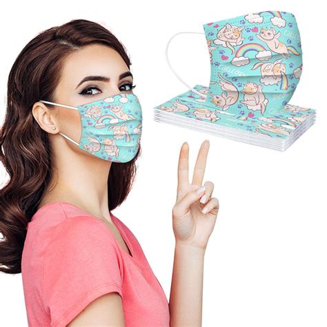 Buy Cuteadult Cat Mask Disposable Face Mask Industrial 3ply Ear Loop