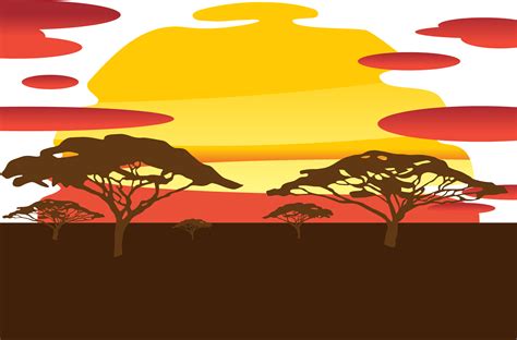 Sunset clipart sunset african, Sunset sunset african Transparent FREE ...