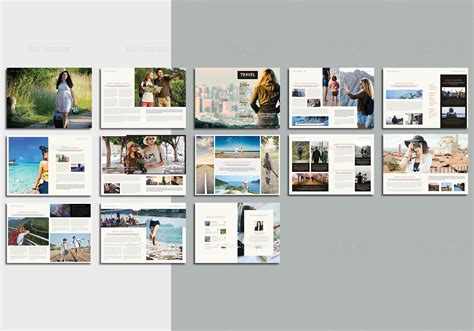 Travel Magazine Template In Psd Word Publisher Indesign