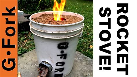 When autocomplete results are available use up and down arrows to review and enter to select. DIY Rocket Stove In A 5 Gal Bucket - GardenFork - YouTube