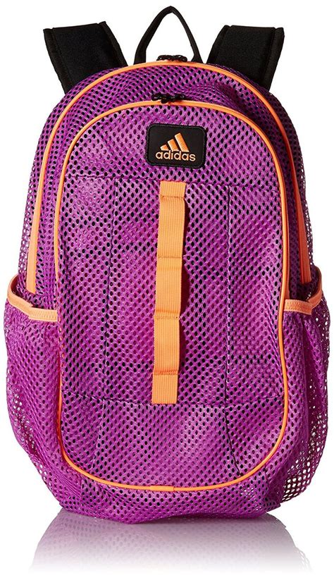 Adidas Hermosa Mesh Backpack Flash Pinkflash Orange One