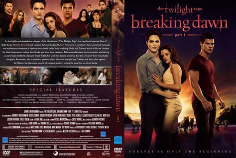 The Twilight Saga Breaking Dawn Part Movie DVD Custom Covers Breaking Dawn Custom
