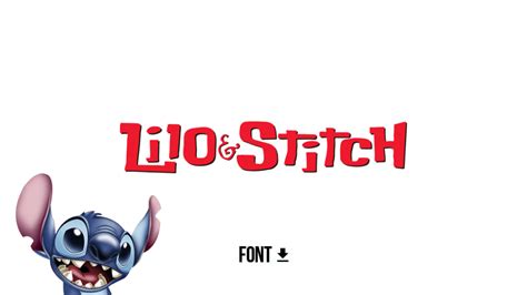 Lilo And Stitch Font Graphic Pie