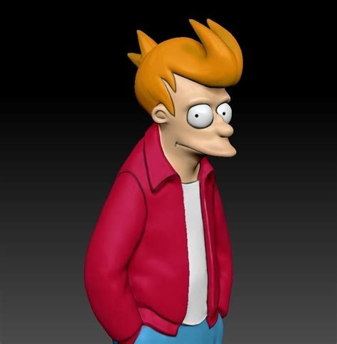 Fry Futurama 3d Model 3d Printable Obj Stl Ply