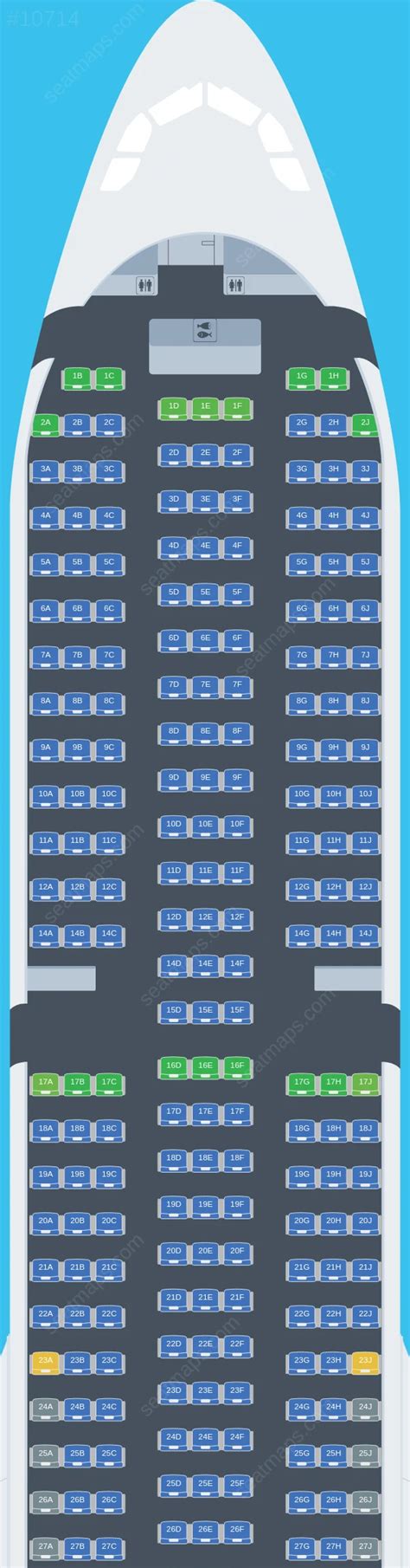 Seat Map Ratings Of Cebu Pacific Air Airbus A330 900neo