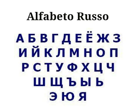 Alfabeto Russo IDIOMAS Amino
