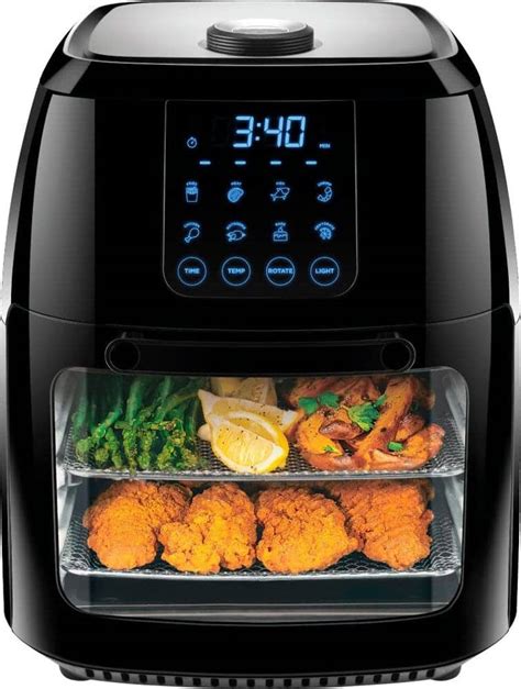 fryer air oven chefman multi fryers fry digital function convection rotisserie airfryer bake dehydrator cooker 6l frying recipes presets liter