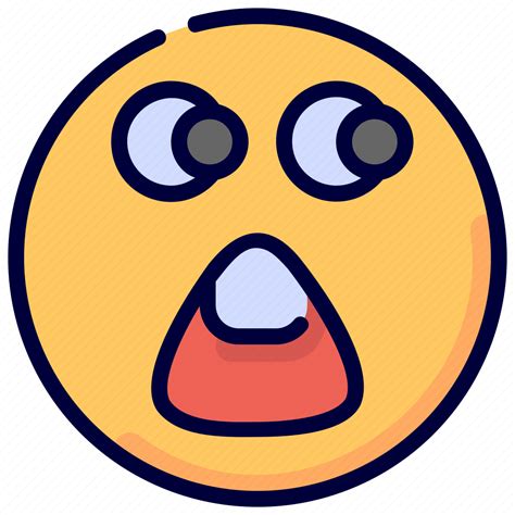 Emoticon Feelings People Shocked Smileys Surprised Icon Download