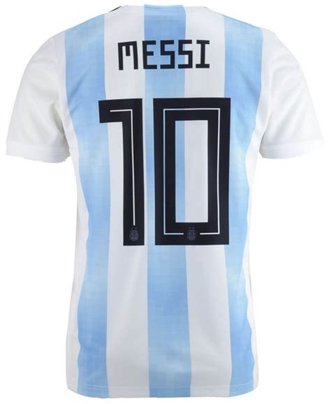 Adidas Mens Lionel Messi Argentina National Team Home Stadium Jersey