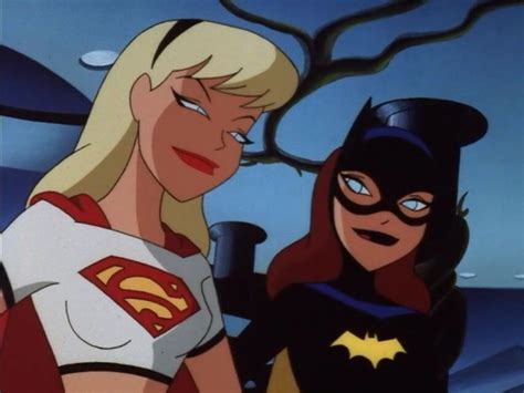 Supergirl And Batgirl In Batman The Animated Series Cartoon Pics Batman The Animated Series