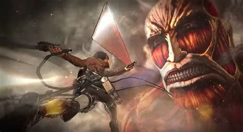 Attack On Titan Tgs 2015 Trailer Shows Eren Going Up
