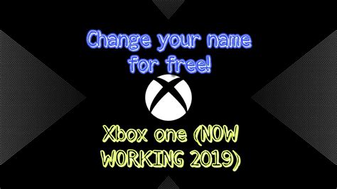 How To Change Your Name On Xbox One For Free 2019 Youtube