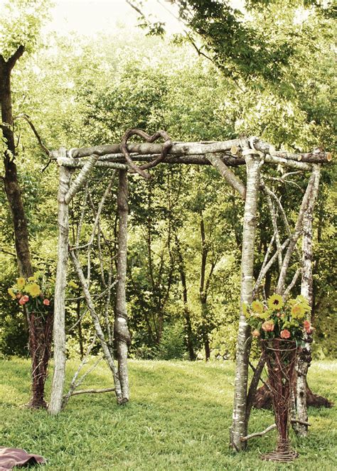 Home Made Wedding Arbor Rustic Arbor Garden Arches Wedding Arbors