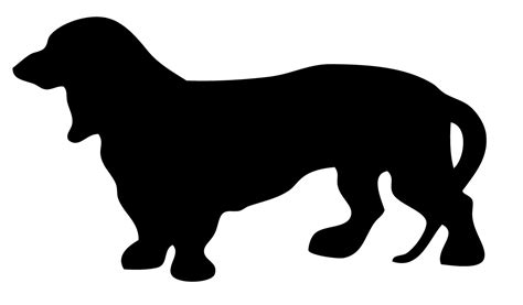 Vintage Images Dachshund Dogs Silhouette The Graphics Fairy
