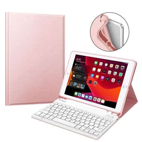 Fintie Tpu Keyboard Case For Ipad 102 Inch 7th 8th Generation Built