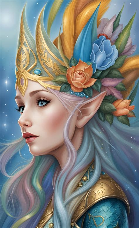 Download Ai Generated Angel Elf Royalty Free Stock Illustration Image