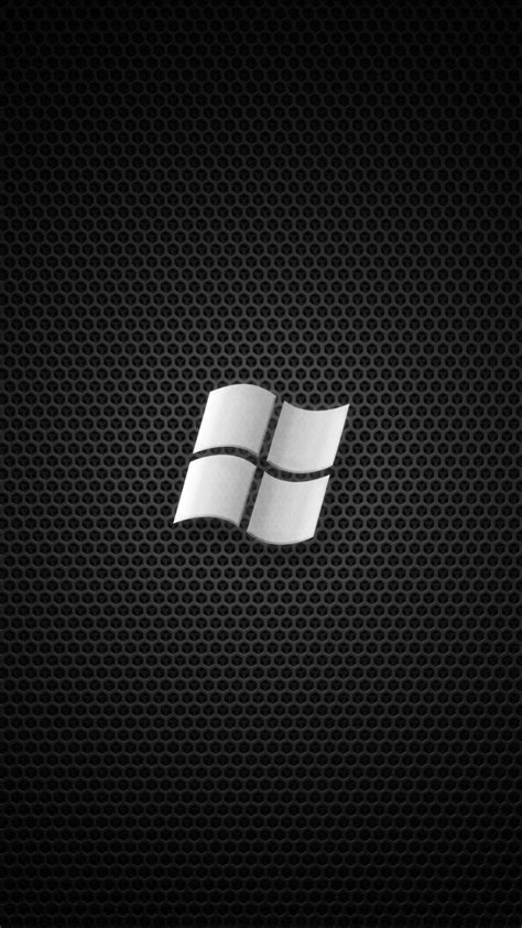 Windows Logo Dark Background Iphone 8 Wallpapers With