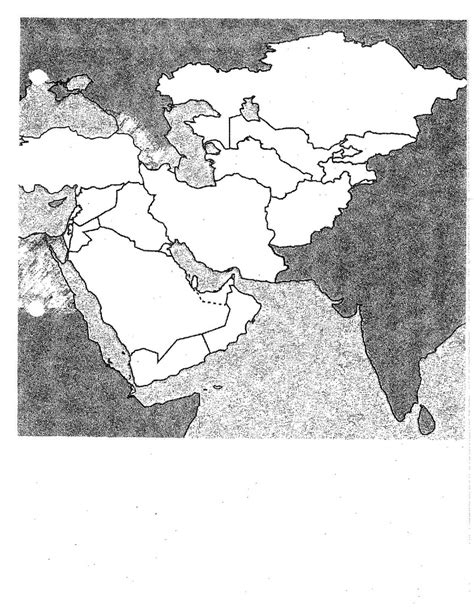 Southwest And Central Asia Political Map Diagram Quizlet