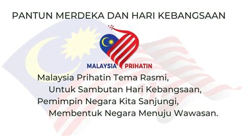 Pantun Merdeka Sayangi Malaysiaku