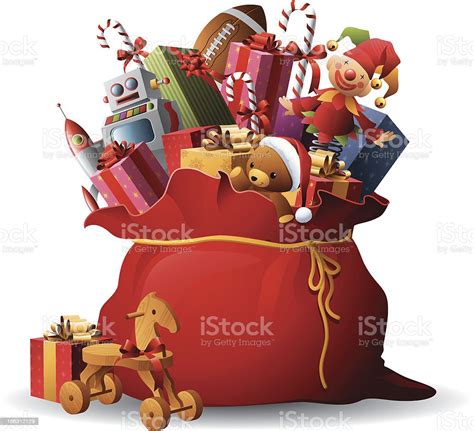 Santas Sack Stock Illustration Download Image Now Istock