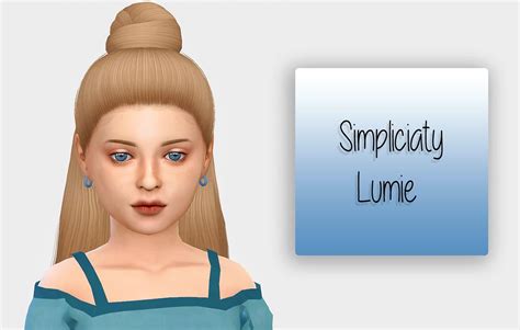 Simiracle Simpliciaty S Lumie Hair Retextured For Girls Sims 4 Hairs