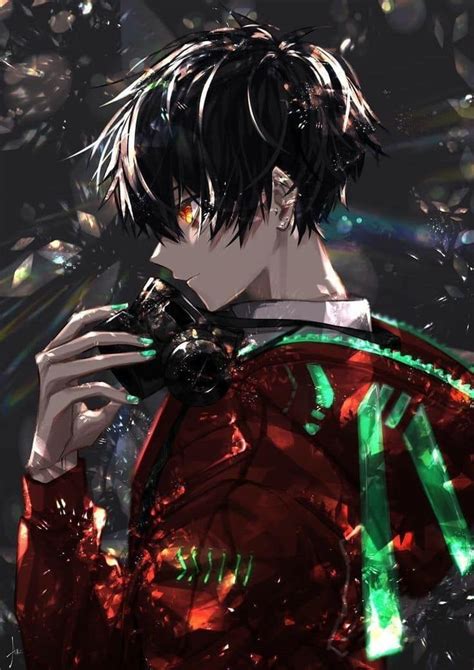 Pin By 星雲 夜 On 男孩子 Anime Drawings Boy Dark Anime Guys Anime