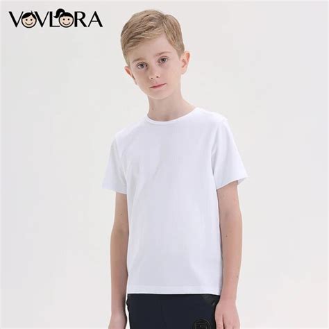 Buy White Cotton Summer Boys T Shirt Tops Knitted
