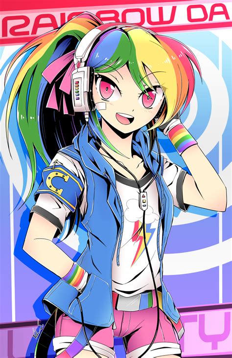 Rainbow Dash Manga Style By Banzatou On Deviantart