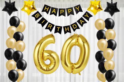 60th Birthday Decorations For The Best 60th Birthday Party Includes