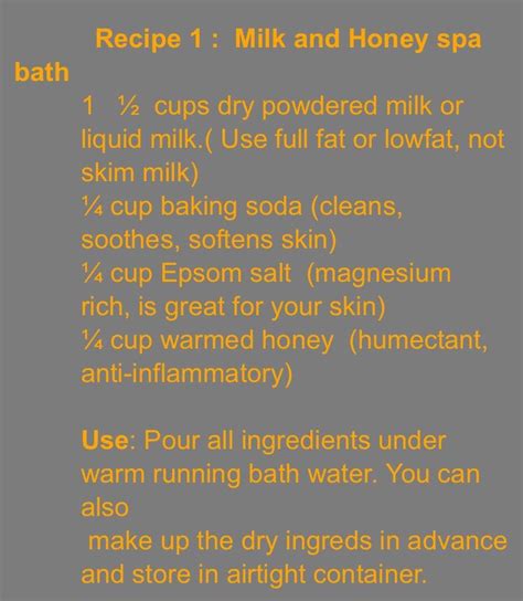 4 Amazing Milk Bath Recipes Milk Bath Recipe Bath Recipes Baking Soda Cleaning