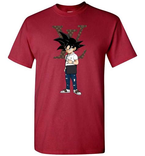 Goku Louis Vuitton Dragonball Mens T Shirt