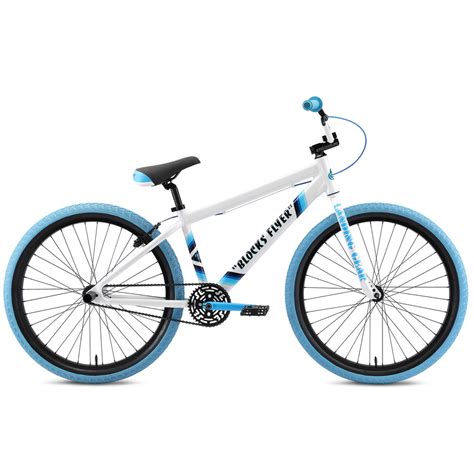 Se Blocks Flyer 26 Inch Bmx Freestyle Bike White Jandr Bicycles — Jandr