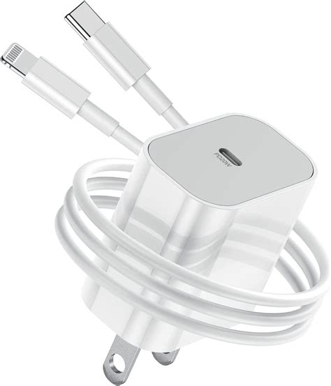 Iphone Charger Fast Charging And Cable 20w Pd Apple Wall