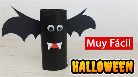 Cómo hacer un murciélago con rollos de papel Manualidades Play