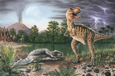 Cretaceous Tertiary Extinction Event Stock Image C0111842