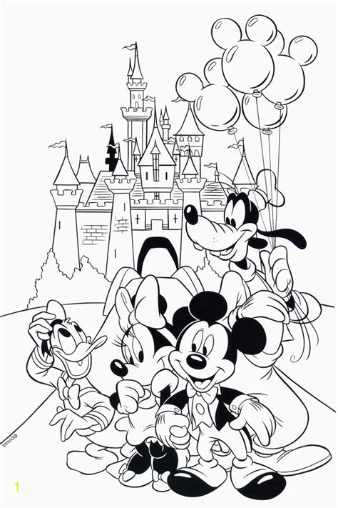 Disney World Free Coloring Coloring Pages