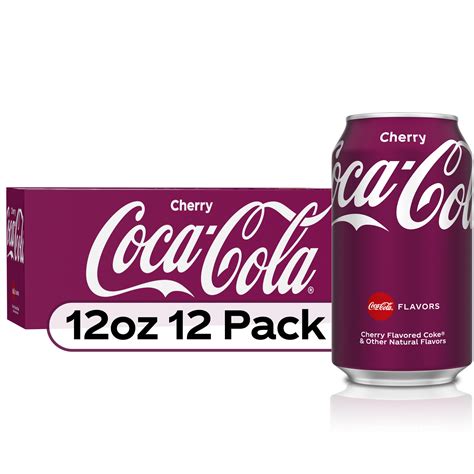 Coca Cola Cherry Soda Pop 12 Fl Oz 12 Pack Cans