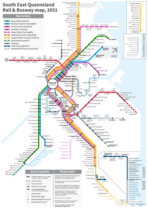 Transit Maps Submission Unofficial Future Map South East Queensland