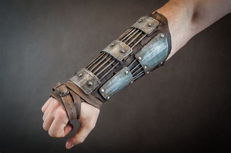 Wasteland Warrior Bracer Arm Protect Fallout Bracer Mad Max Hand Wrap