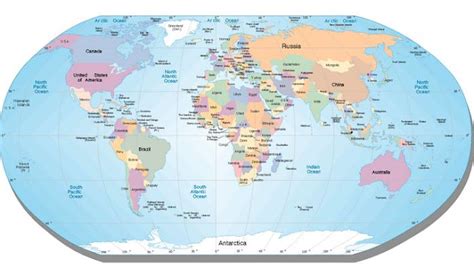 Bagaimana Cara Membaca Bagian Bagian Benua Dan Samudra Dalam Peta Atau Globe Berpengetahuan
