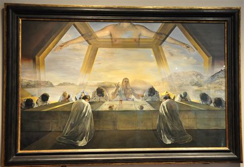 Salvador Dalis Last Supper National Gallery Of Art Flickr