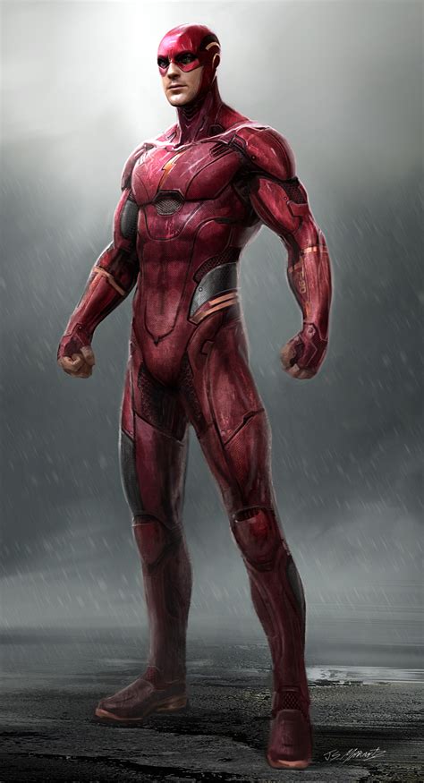 Flash Concept Art For Bvs And Justice League Jerad Marantz Justice